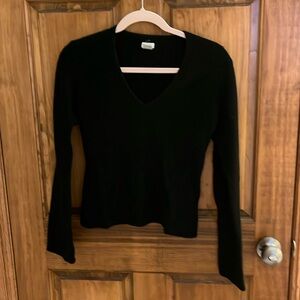 Aqua black sweater size XS
